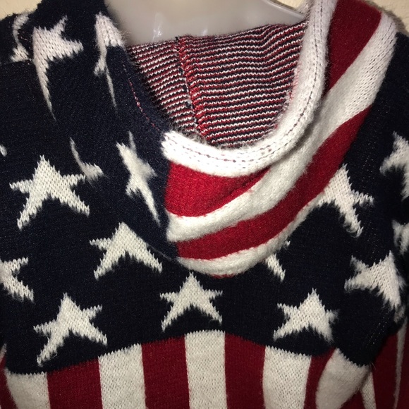 Red White Blue 🇱🇷 Sweater Jacket - Picture 5 of 7